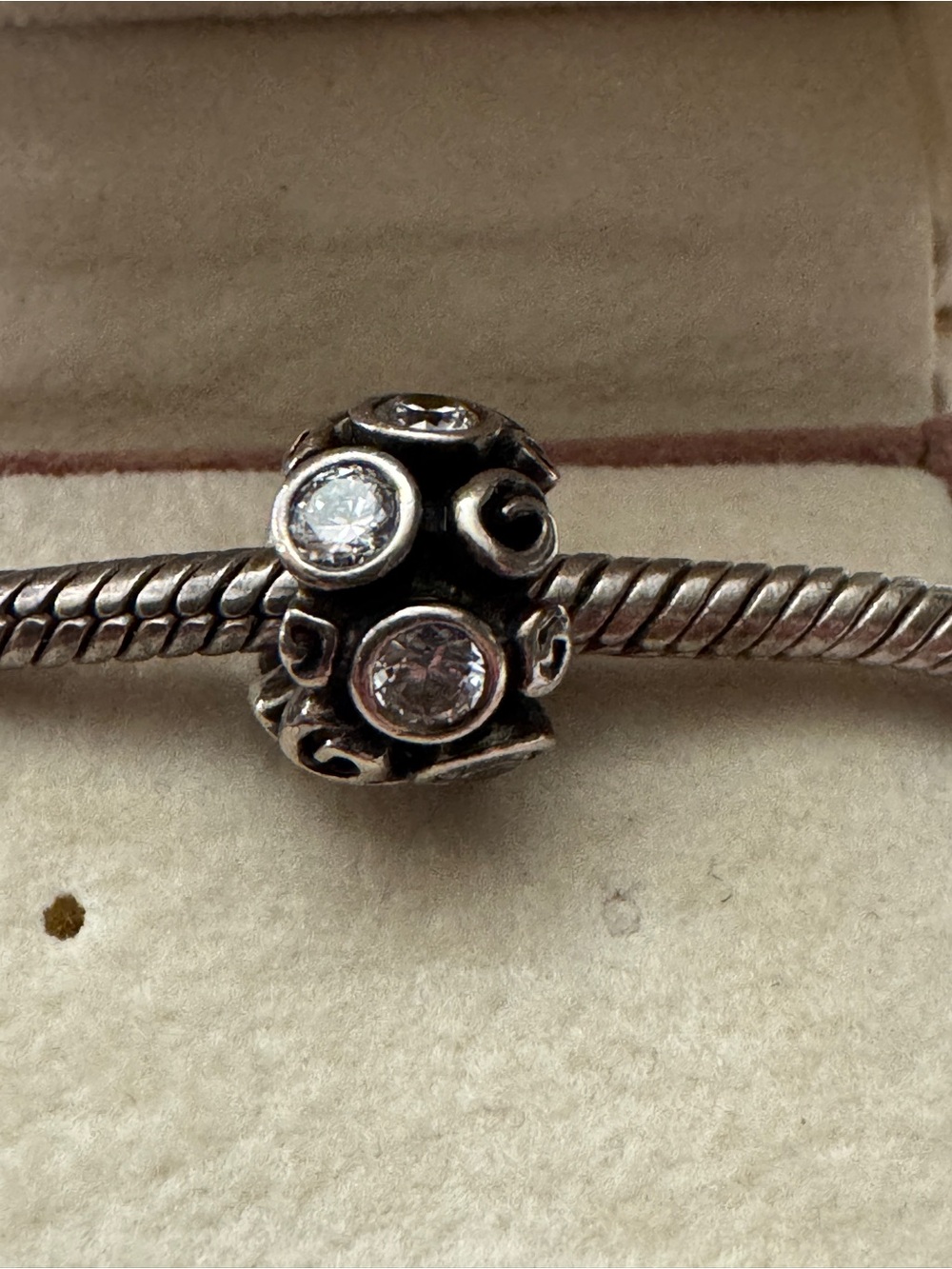 Pandora Clear Primrose Path Charm